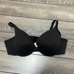 Cacique Black Full Coverage Lined Bra Women’s Size 46DDD